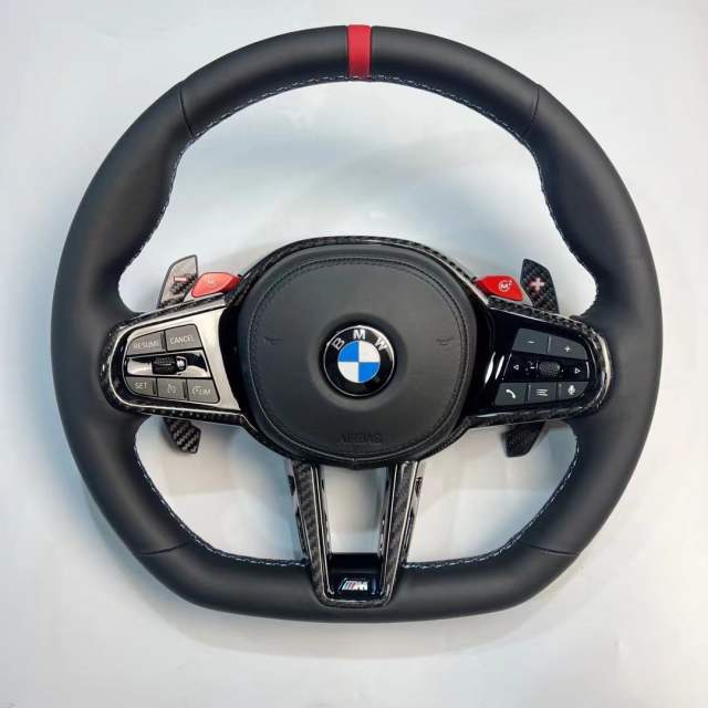 LDHMI Carbon Fiber Steering Wheel  for BMW  Series X 1 2 3 4 5 6 7 8 G F35 01 02 03 06 07 10 11 12 13 I5 I6 20 21 22 23 24 25 28 30 31 33 368 48 S GT E46 39 60 83 90 91 92 93 70 71 72 M3 5 6 8