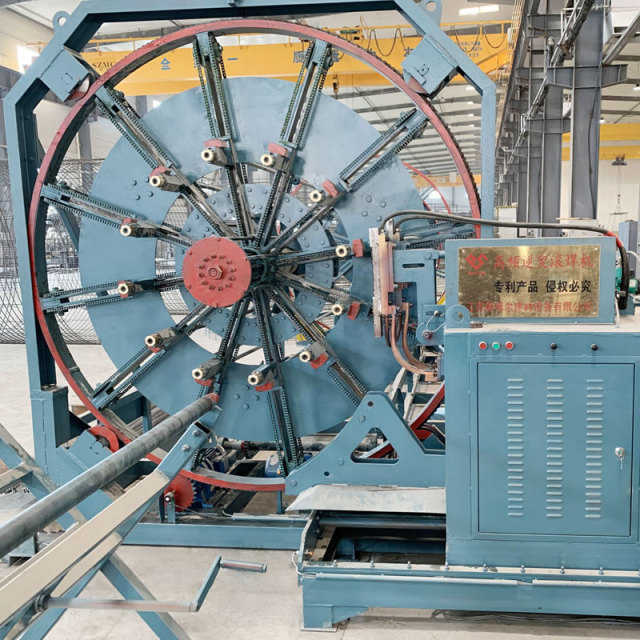 Concrete pile cage welding machine