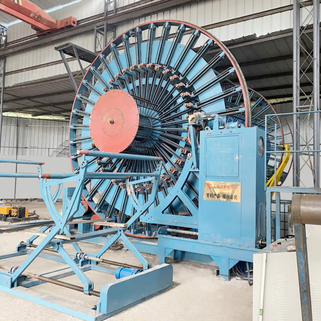 Concrete pile cage welding machine