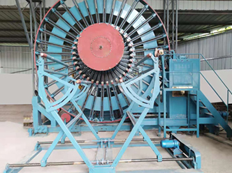 Concrete pile cage welding machine