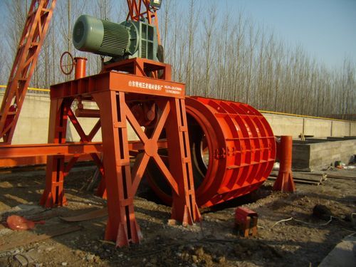 Suspension roller concrete  pipe making machine