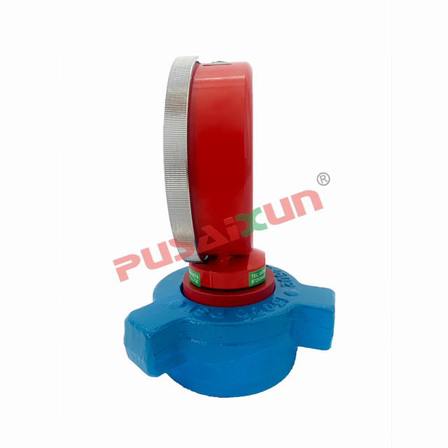 YK-150Y，up to 23200Psi 2"1502 nutted pump pressure Gauge