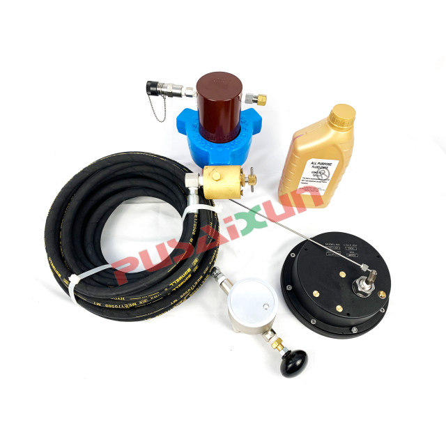 6 Inch Fluid filled mud pump gauge, Single Pointer Gauge System