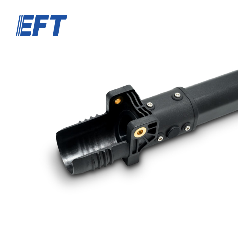 10.05.02.0016 EFT Drone Parts Aluminum Main Arm With Folding Fitting 40/40*37*265mm For E410P/E610P/E416P Agriculture UAV Frame