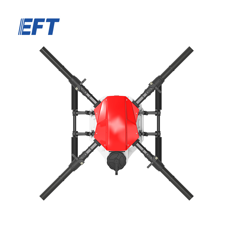 Cheap price EFT E410P 10L agriculture drone sprayer frame waterproof foldable drone agricola for farm plants spray seeding