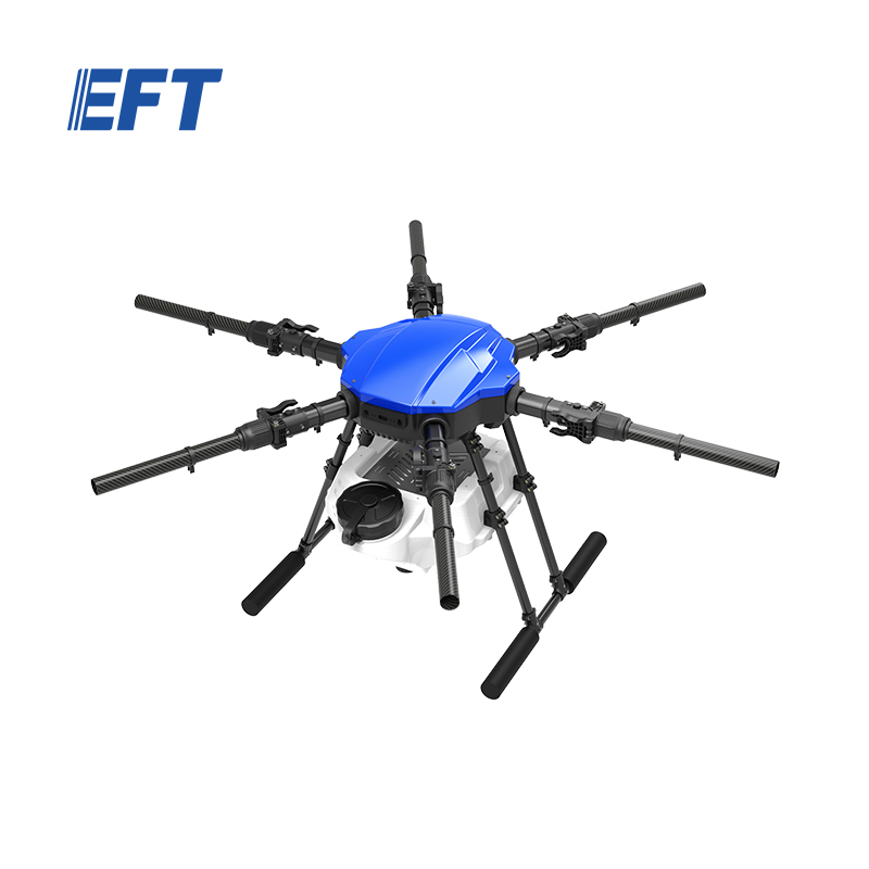 Best Selling EFT E610P 10L Payload Agricultural Drone Frame Classic Foldable Body Electric Sprayer Agriculture Drone 10l Sprayer for Pesticide Spraying