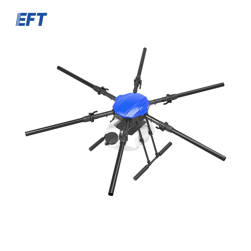 Newly Upgraded EFT Electronic Agricultural Sprayer E620P 20L Capacity Load Farm Drone Frame optional High Strength Propelles