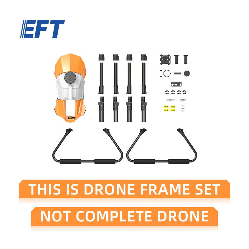 DIY four-axis EFT G06 6L agricultural drones frame profissional foldable sprayer agriculture mini drone parts for land spraying