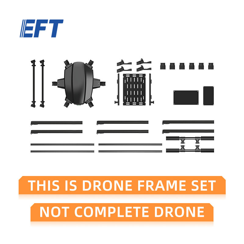 Newest design EFT X6120 ultralight aircraft fpv drone frame training UAV used for mapping survey delivery drones