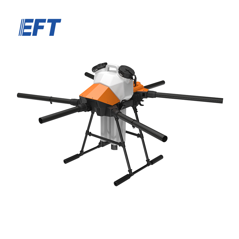 Factory direct outlet EFT agricultural spraying drone frame G616 16L hexacopter farming equipment smart pest control