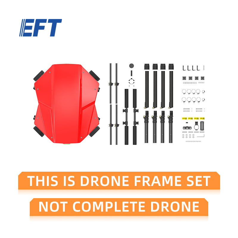 EFT best selling agricultural machines E420P foldable agriculture drone frame multicopter optional auto spraying system