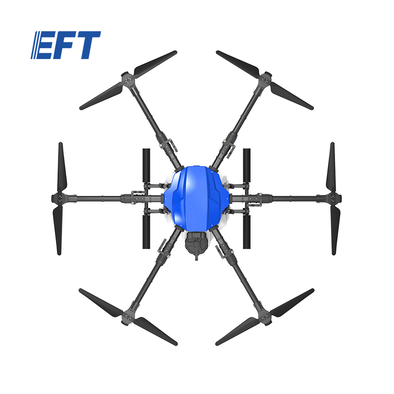Best selling EFT E610P agricultural drone kit set strong and anti-falling drone frame with X6 hobbywing motors and water pump