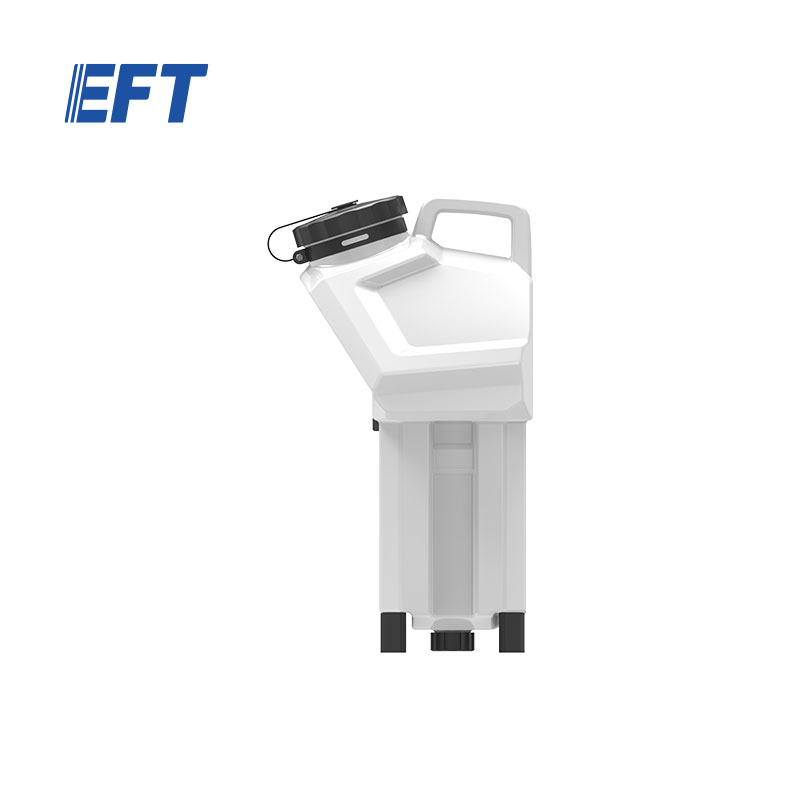2023 popular power sprayer EFT G610 agricultural drone frame foldable spraying drone professional with plug in 10l capacity tank