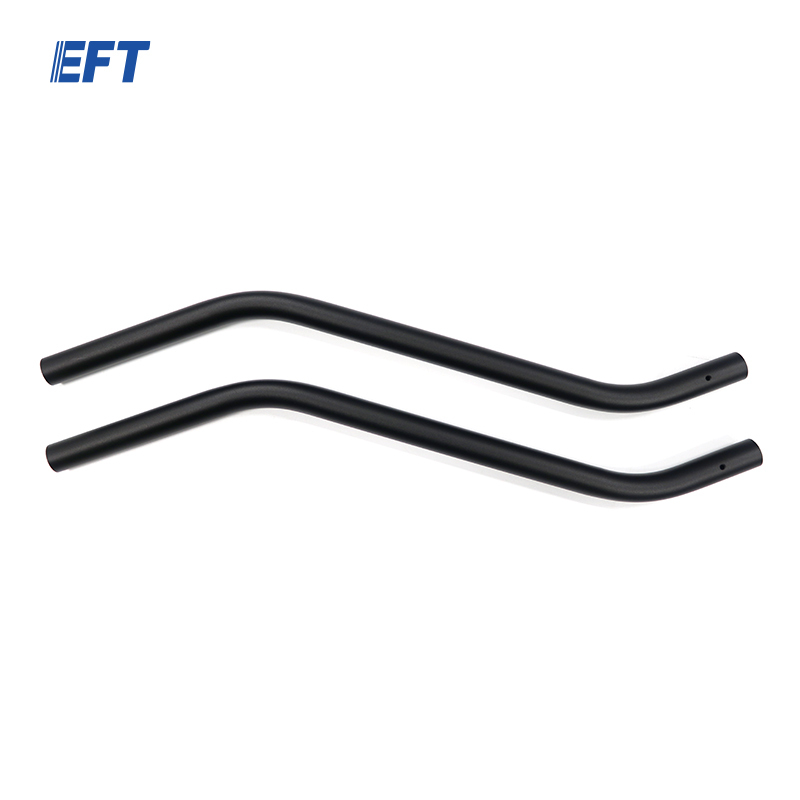 10.05.05.0049 EFT Drone Leg Aluminum Tube Only φ20*445/Hole Spacing 29mm/Bend/2pcs For G10/G16 Agriculture UAV Frame Spare Parts