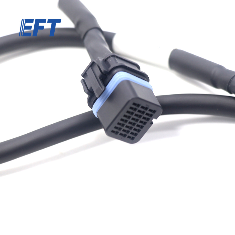10.05.10.0047 EFT Parts Signal Wiring Harness 1030mm/24PIN to 24PI/1pcs for EFT Z Series Agricultural Drone with High Quality