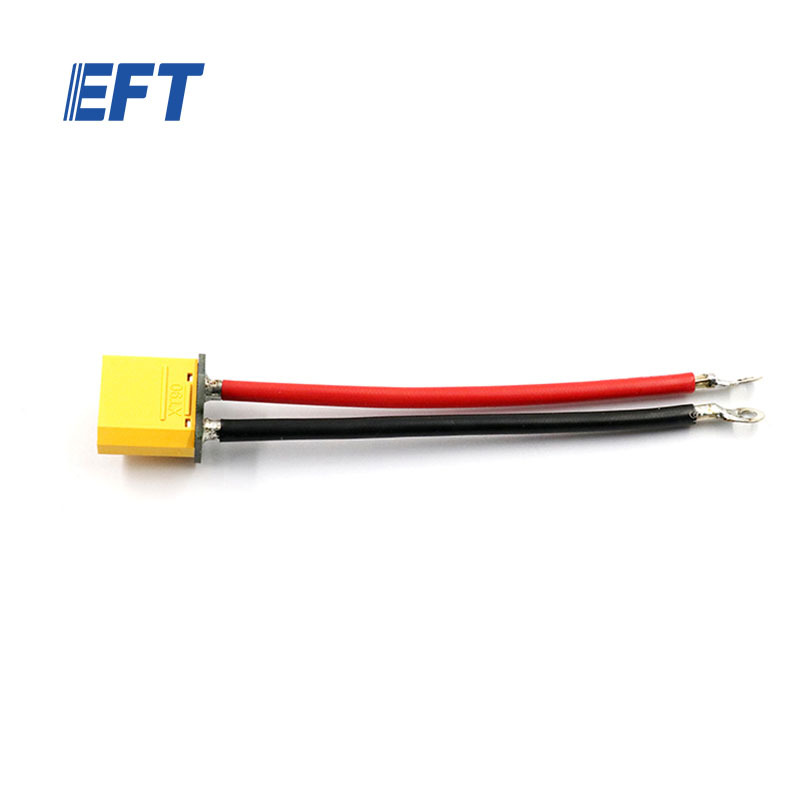 10.05.08.0017 EFT Drone Repair Parts Power Cable Components 115mm/XT90/Male Connector/1pcs For X6100 Industrail Drone