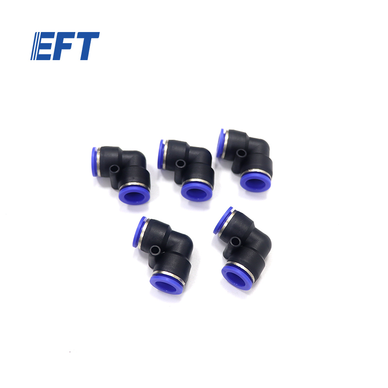 10.05.10.0073 EFT Pneumatic Connector L-shaped/φ12-φ12/5pcs for Z30/Z50 Agricultural Drone Parts with High Quality