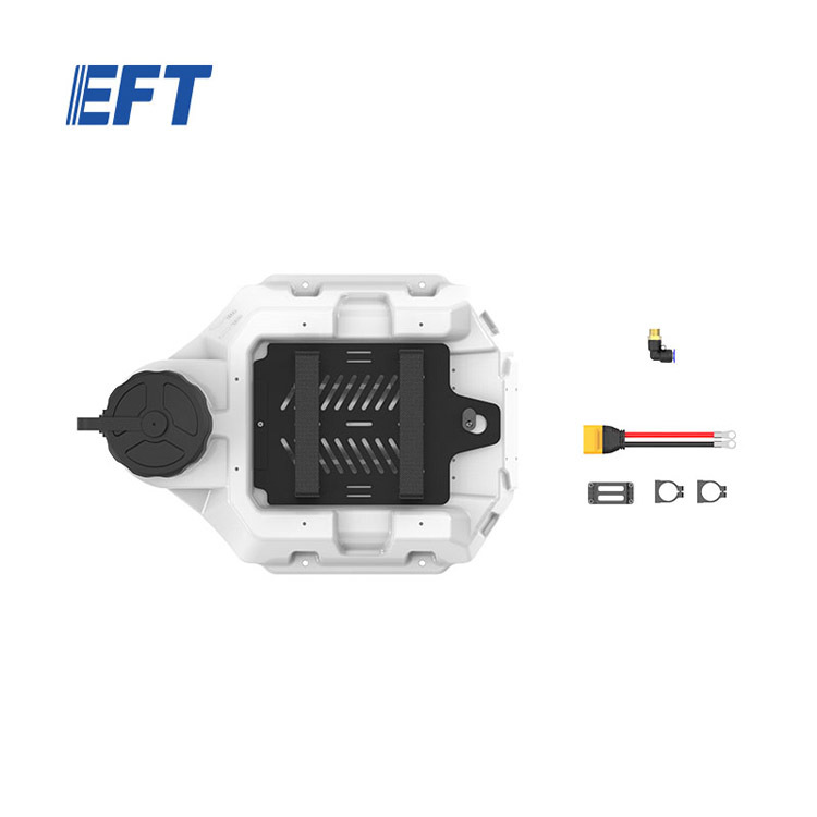 EFT autonomous chemical sprayer drone PNP set E410P beautiful appearance 10kg agricultural spraying drone popular DIY drone parts with hobbywing motors