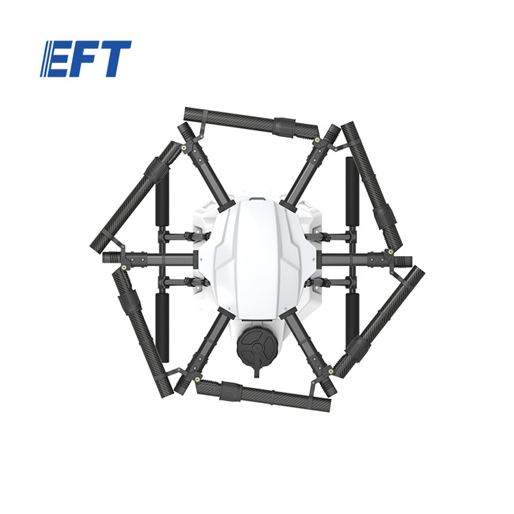 EFT Durable 16L E616p Agricultural Drone Frame  Easy Assembled Agriculture Spraying Drone optional Water Pumps and Motors