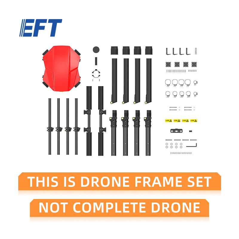 Cheap price EFT E410P 10L agriculture drone sprayer frame waterproof foldable drone agricola for farm plants spray seeding