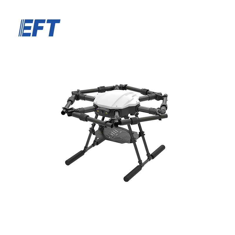 EFT long range delivery drone folding frame E610P mapping hexacopter carbon fiber frame for 10kg payload Industrial Drone
