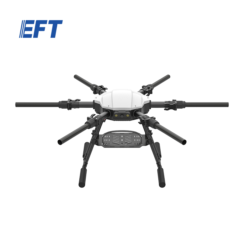 EFT long range delivery drone folding frame E610P mapping hexacopter carbon fiber frame for 10kg payload Industrial Drone