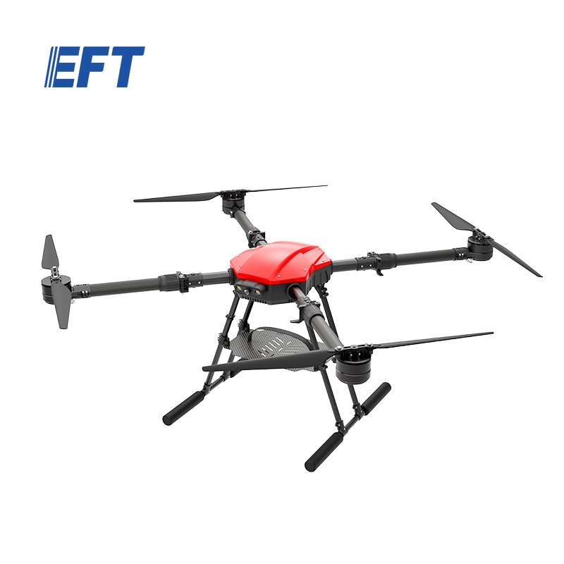 Manufacturer Direct Sales EFT E416P Quadcopter Heavy Lift UAV Frame 4-rotor Drone 16kg Payload Delivery Drones without Batteries