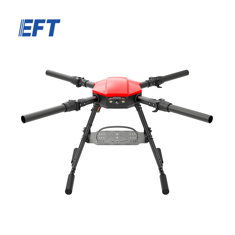 Manufacturer Direct Sales EFT E416P Quadcopter Heavy Lift UAV Frame 4-rotor Drone 16kg Payload Delivery Drones without Batteries