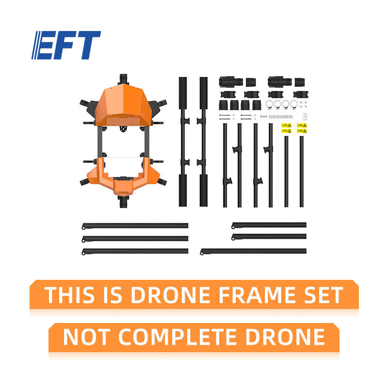 High quality hybrid sprayer drone frame EFT G620 agricultural drone sprayer 20 liters drones mist blower sprayer agricultural