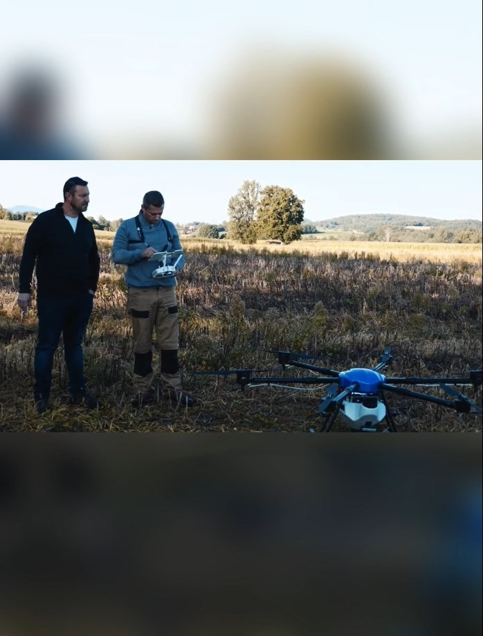 EFT brand exclusive E620P multiple functions in one drone frame can be freely modified into clean drone for cleaning solar panels and mapping drone