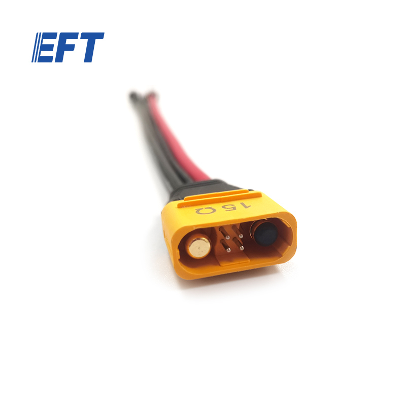 11.03.01.0028 EFT Parts Power Cable Components Red 275mm+Black 285mm/Male Connector/AS150U/G20 For G20/G20Q Agricultural Drone