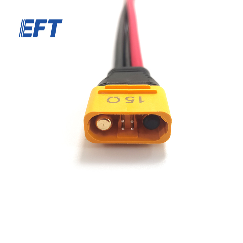 11.03.01.0028 EFT Parts Power Cable Components Red 275mm+Black 285mm/Male Connector/AS150U/G20 For G20/G20Q Agricultural Drone