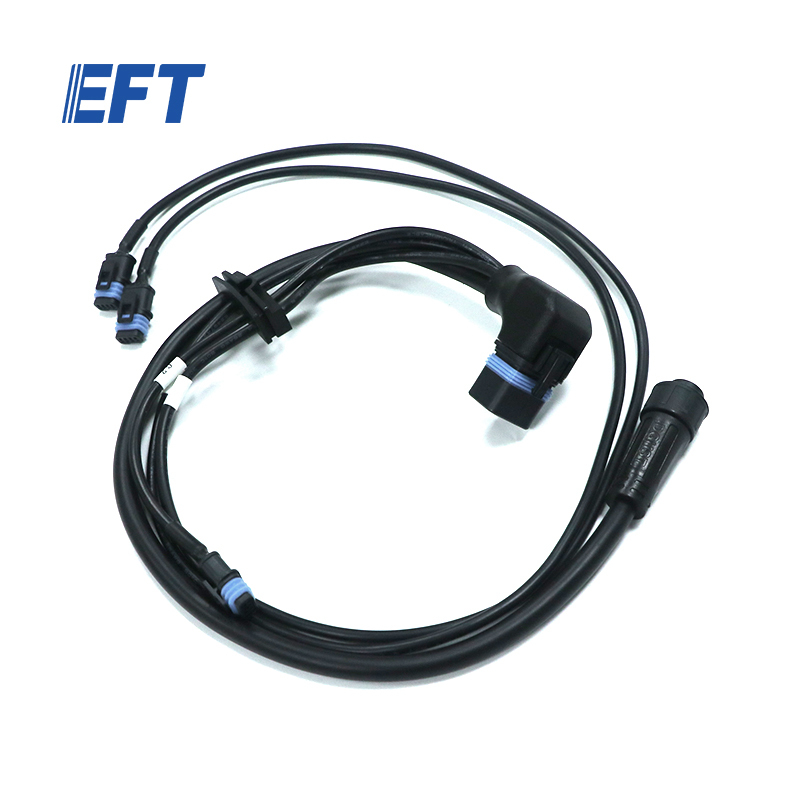 10.05.10.0049 EFT Signal Wiring Harness Four-to-one Interface/24PIN to 12PIN480mm/1pcs for EFT Z30/Z50 Agricultural Drone