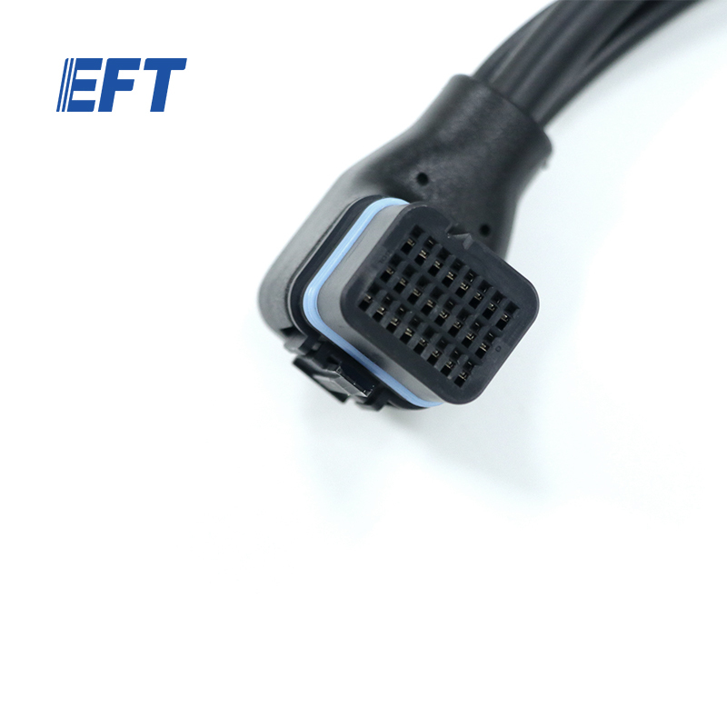 10.05.10.0049 EFT Signal Wiring Harness Four-to-one Interface/24PIN to 12PIN480mm/1pcs for EFT Z30/Z50 Agricultural Drone