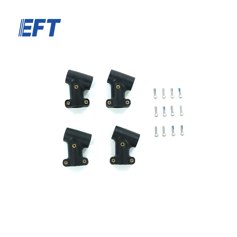 10.05.08.0009 Drone Fittings Three Port Adapter For Drone Legs Sloping/φ16-16/4pcs For EFT X6100 X6120 Drone Frame Assembly Mountings