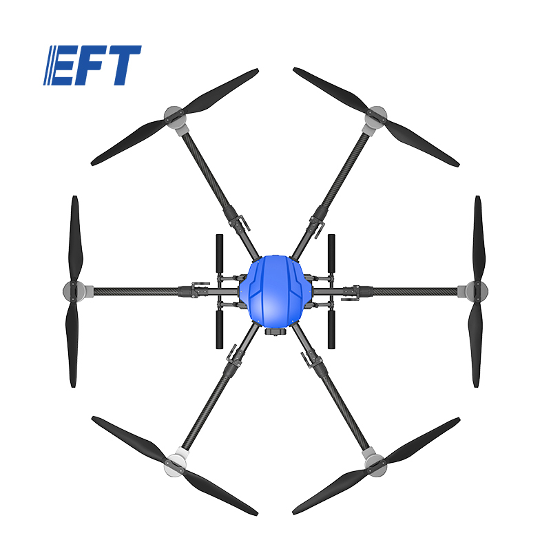 Professional drone manufacturer EFT E620P multi-function drone frame with hobbywing X9 motor industry drone parts easy to modify