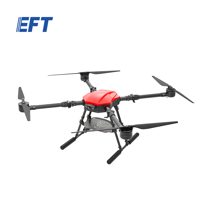 Professional drone frame manufacturer EFT E410P 10kg payload industrial drone frame with hobbywing X8 motor set