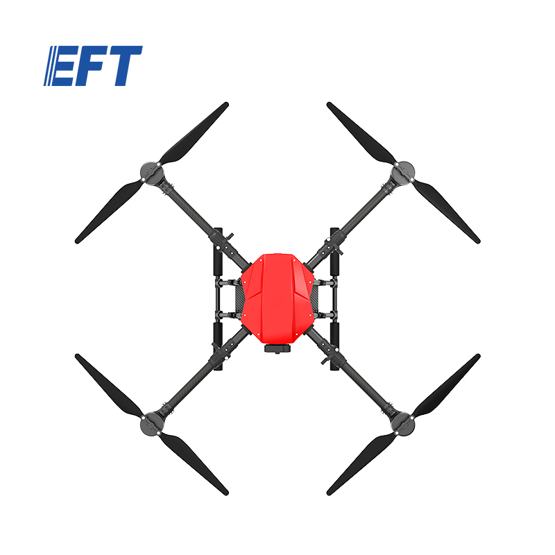 Professional drone frame manufacturer EFT E410P 10kg payload industrial drone frame with hobbywing X8 motor set