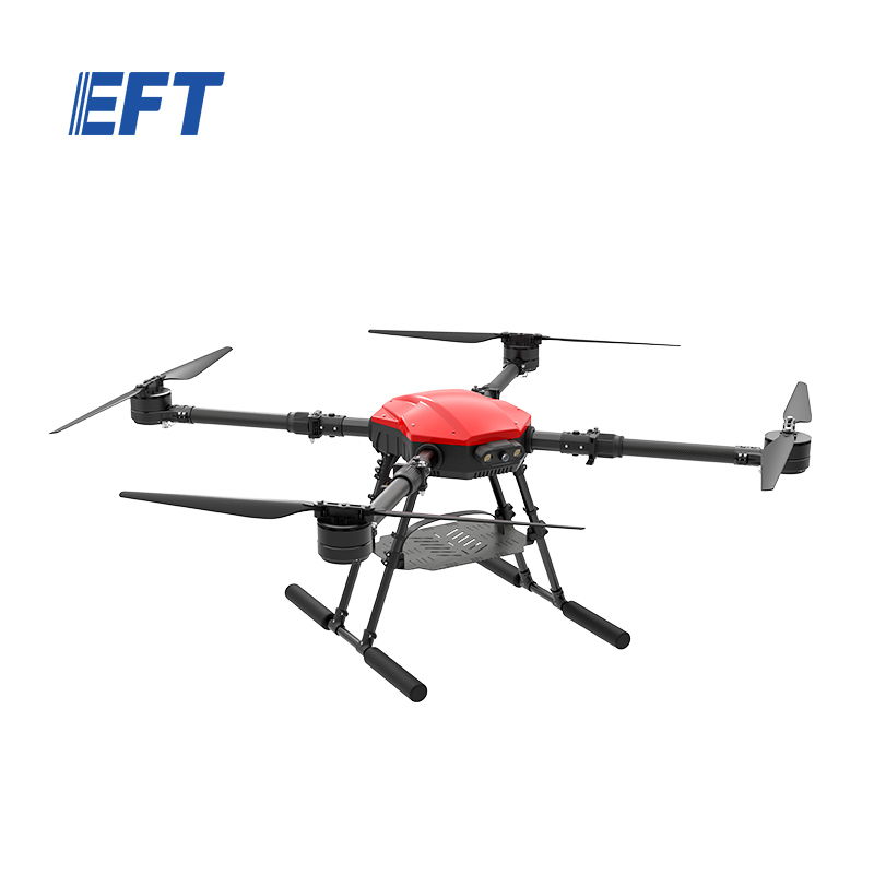 Professional drone frame manufacturer EFT E410P 10kg payload industrial drone frame with hobbywing X8 motor set