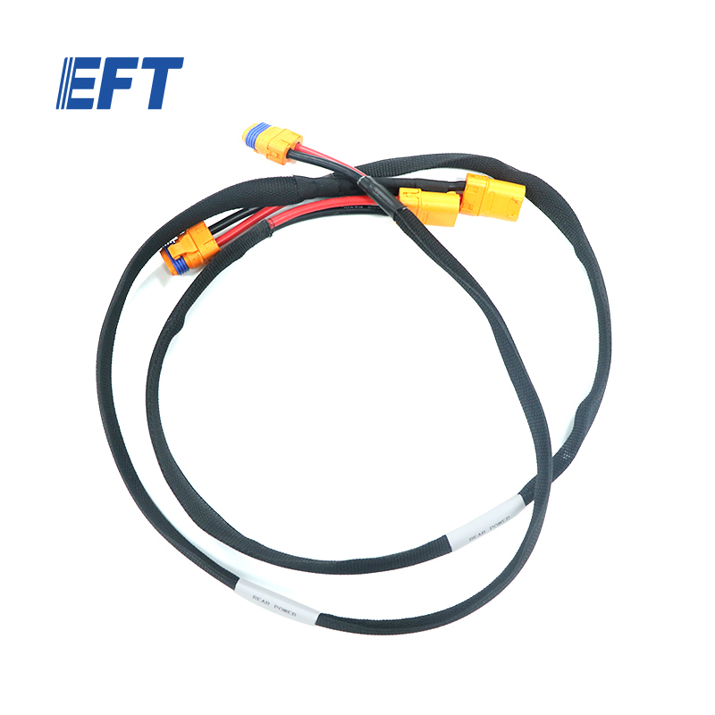10.05.13.0038 EFT Drone Power Cable Rear/950mm/LFB40-F/LFB40-M/10awg/Z20/1pcs for EFT Z20 Agricultural Drone Spraying