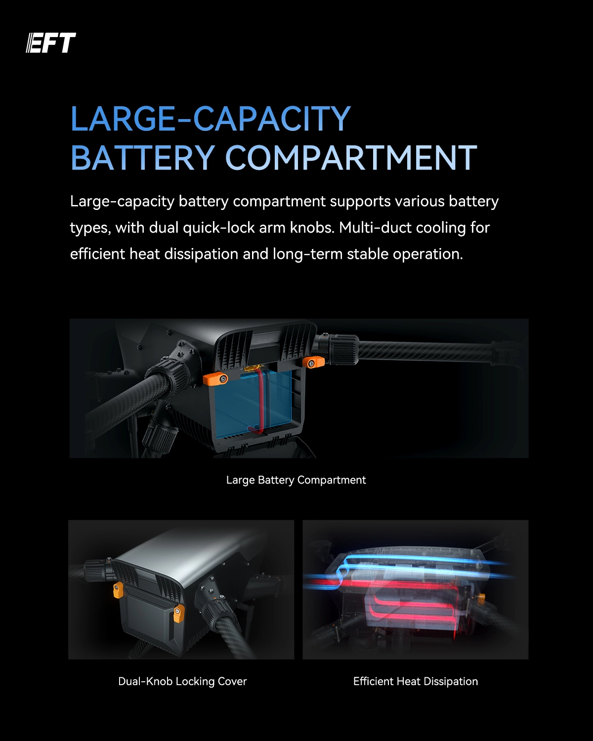 EFT X950 Lightweight Industry Multi-Scenario Drone Frame 11 quality,q 100