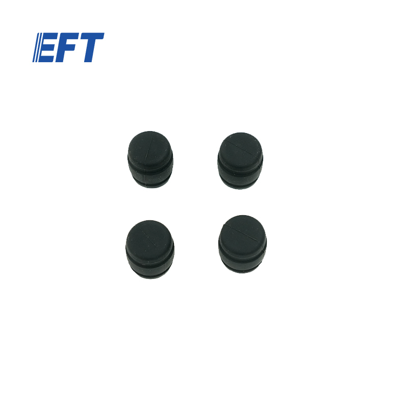 10.05.16.0016 EFT Industrial Drone Accessories Shock-absorbing foot pads 19.5*34*40mm/black/4pcs For X950 small payload platform UAV Frame Repair Parts