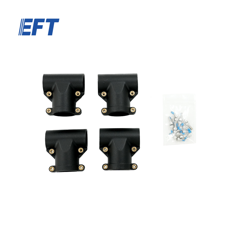 10.05.16.0017 EFT Industrial Drone Accessories Landing Gear Fixture Straight/φ25-φ20mm/4pcs For X950 small payload platform UAV Frame Repair Parts