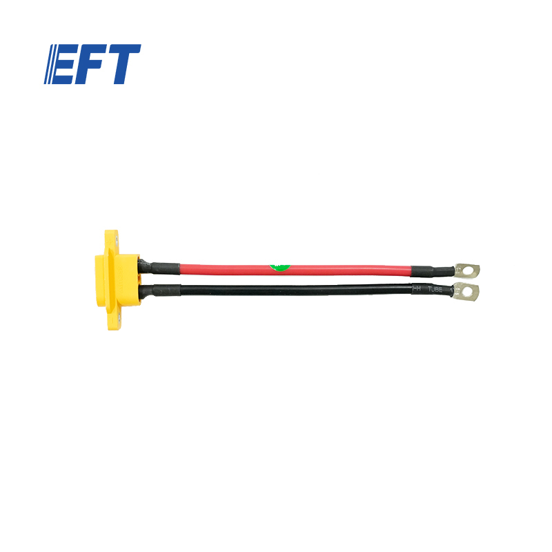 10.05.16.0026 EFT Industrial Drone Accessories Power cord 130mm/XT90NE/male/1pcs For X950 small payload platform UAV Frame Repair Parts