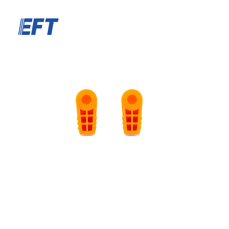 10.05.16.0008 EFT Industrial Drone Accessories Battery cover knob 28.4*13.4*14.5mm/orange red/X950/2pcs For X950 small payload platform UAV Frame Repair Parts