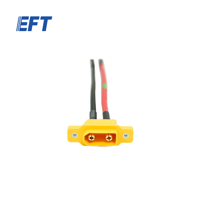 10.05.16.0026 EFT Industrial Drone Accessories Power cord 130mm/XT90NE/male/1pcs For X950 small payload platform UAV Frame Repair Parts