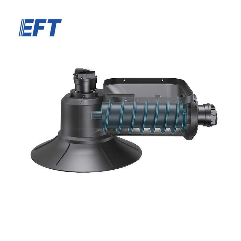 EFT New Launched EPS300 Spreader High Precision Agriculture Use Drone Spare Parts Spreader 10M Spread Large Flow CAN Communicate