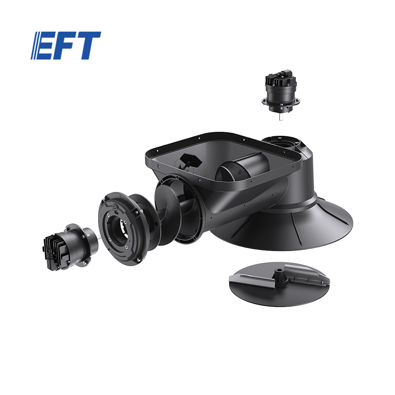 EFT New Launched EPS300 Spreader High Precision Agriculture Use Drone Spare Parts Spreader 10M Spread Large Flow CAN Communicate