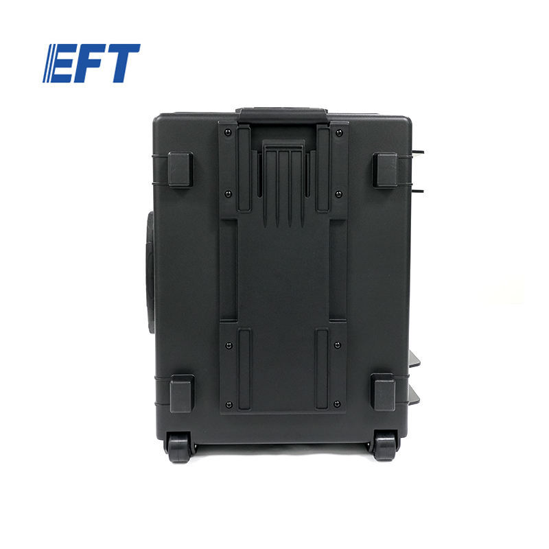 EFT Original X950 Portable Plastic Aircraft Trolley Case Black Rolling Suitcase for X950 Drone Frame Drone Carrying Case