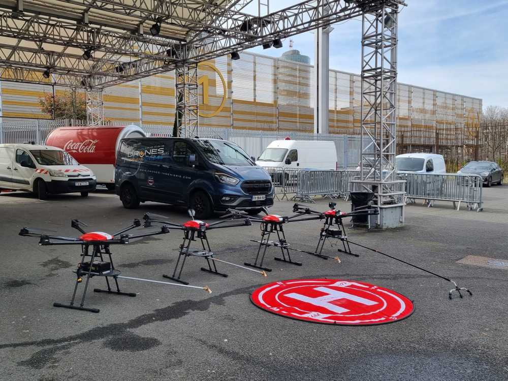 EFT New Design X6100 Long Distance Security Delivery Drones Frame For Flying Delivery Photography Mapping Surveillance